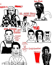 Load image into Gallery viewer, LIMITED EDITION Michael Hall x Seasick Records "Music Icons" Shirt