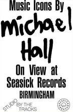 Load image into Gallery viewer, LIMITED EDITION Michael Hall x Seasick Records "Music Icons" Shirt