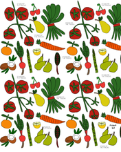 Load image into Gallery viewer, Farmers Market Tea Towel by Michael Hall