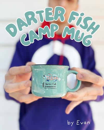 Darter Fish Camp Mug