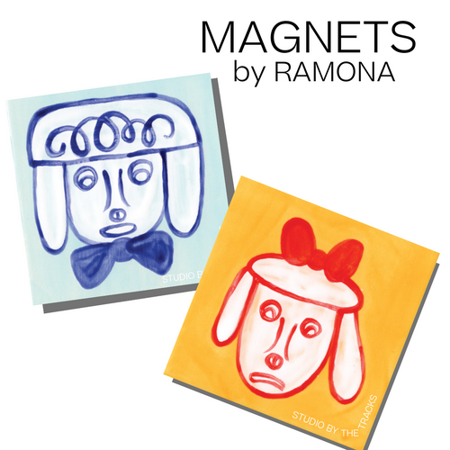 Ramona Poodle Magnets