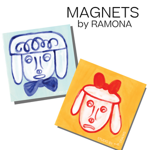 Ramona Poodle Magnets