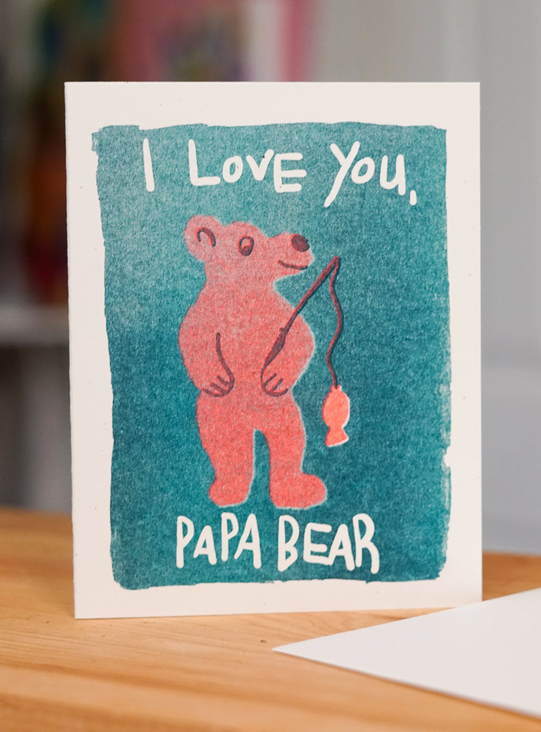Papa Bear Greeting Card by Sydney