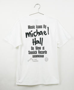 LIMITED EDITION Michael Hall x Seasick Records "Music Icons" Shirt