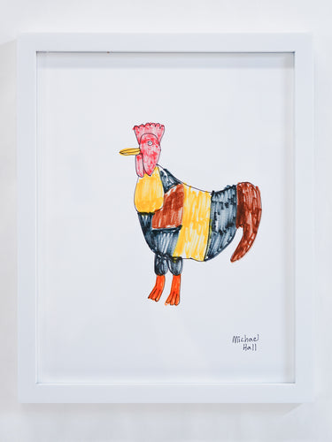Red Headed Chicken by Michael Hall