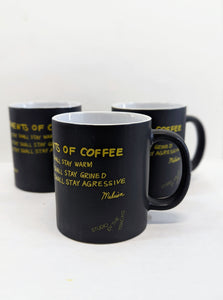 10 Commandments of Coffee Mug by Melvin Roscoe