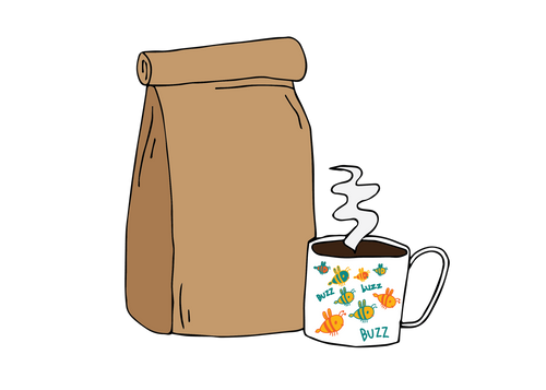 Buzz Mug by Ken O'Loughlin